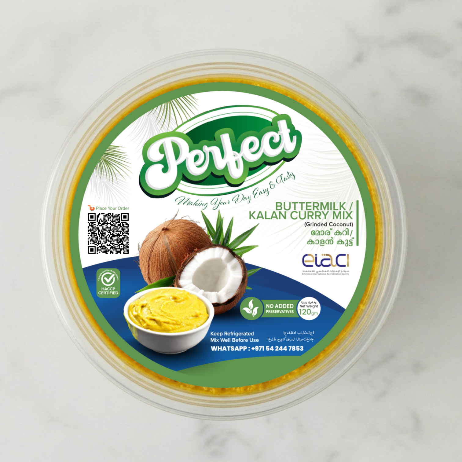 BUTTERMILK/KALAN/PULISSERIY/MORU CURRY MIX(GRINDED COCONUT) 120 GM
